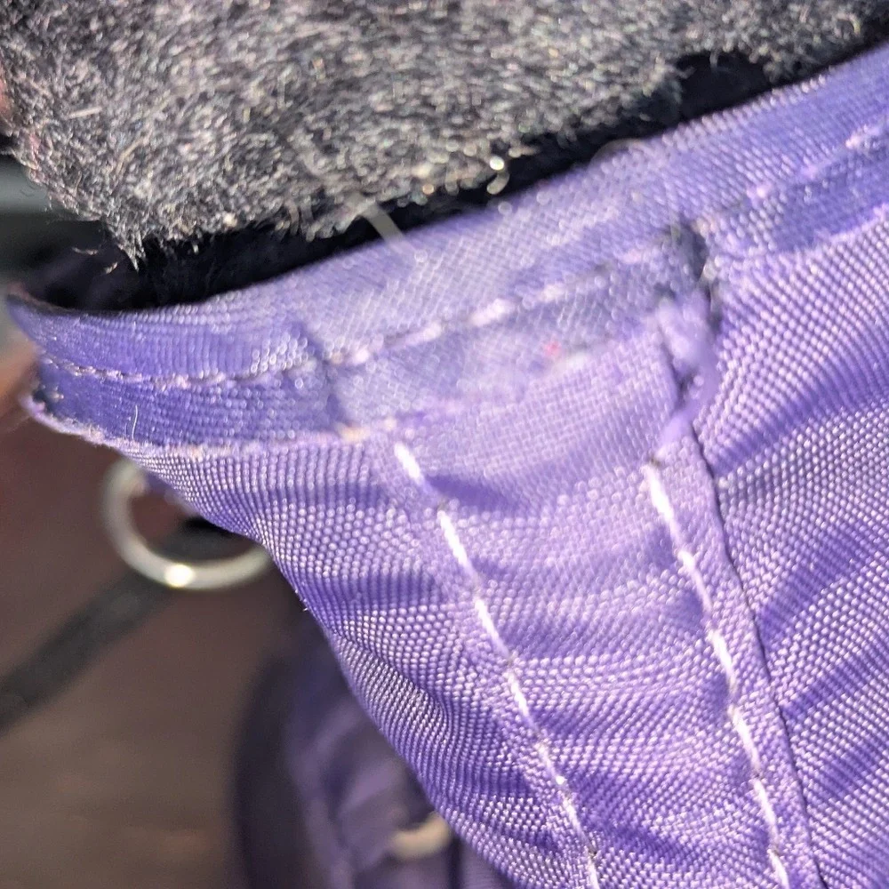 Vintage Kaufman Sorel ELK Boots‎ Made in Canada Purple Grey Youth 4